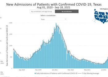 Update on US & Texas COVID Stats – More Signs of a Delta Peak - Bill