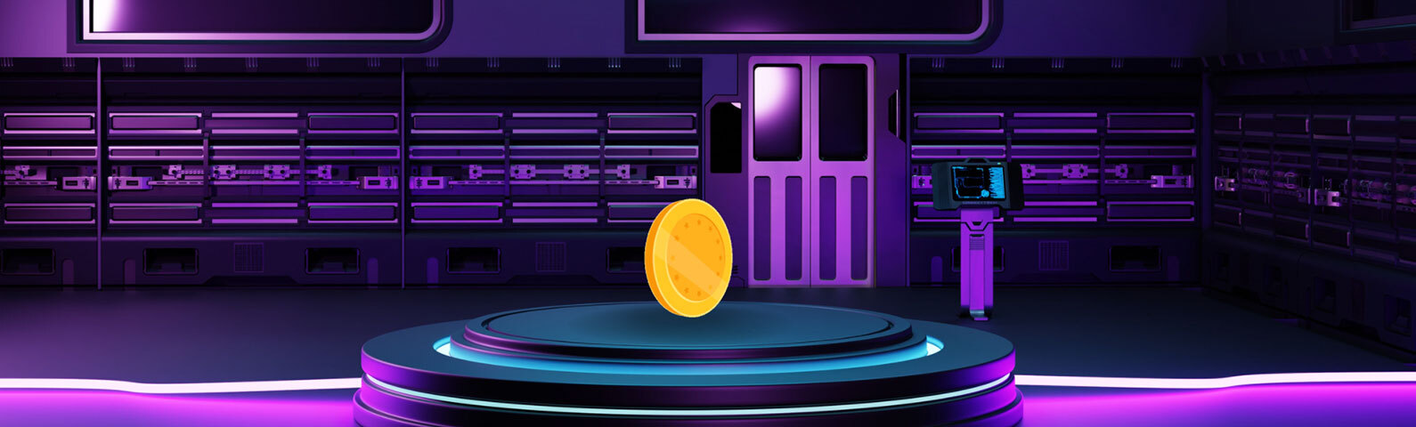 Cryptocurrency on a platform