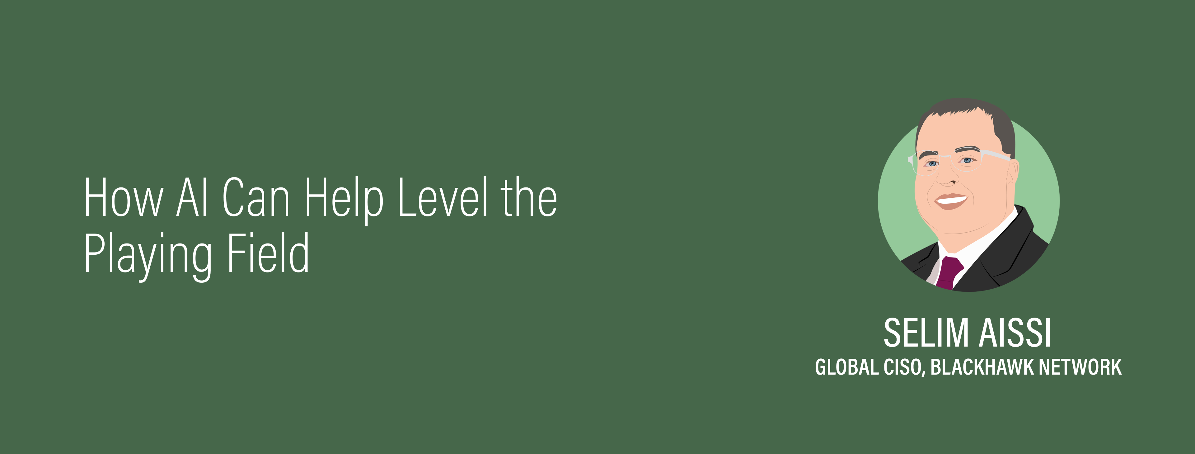 How AI Can Help Level the Playing Field | ESD