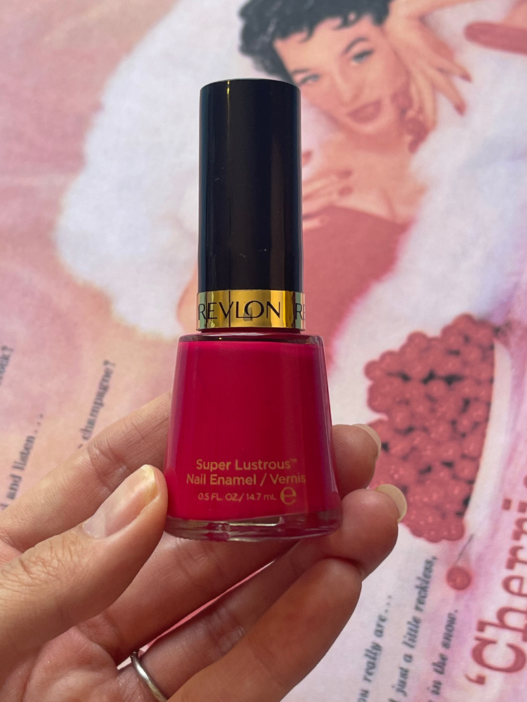 Trying Revlon's Cherries In The Snow 1950s Red Lip + Nail