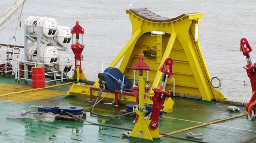 Monopile's can be placed on the monopile grillage engineered by Conbit