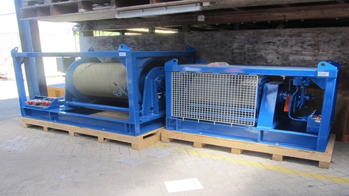 Electrical winches used for projects