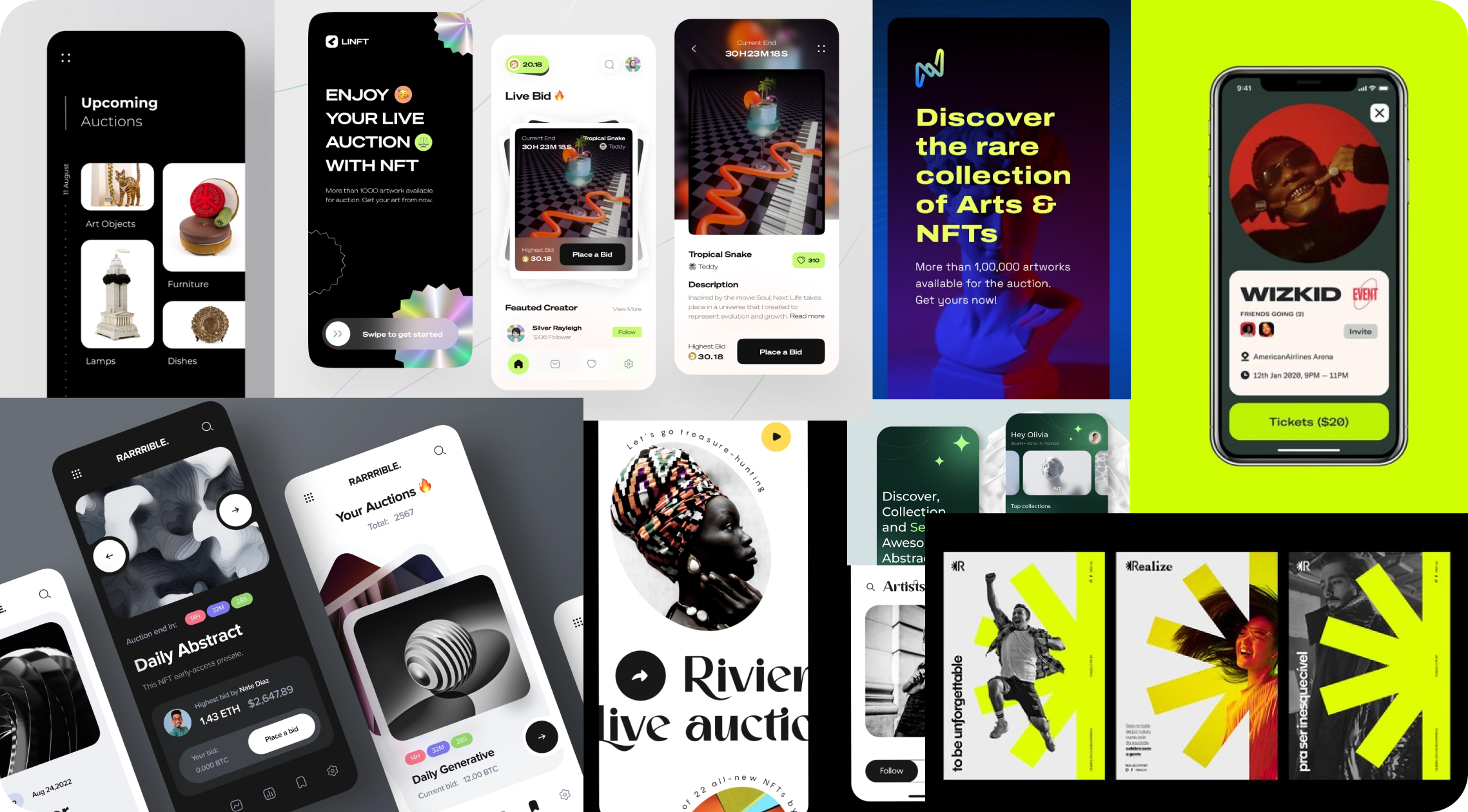 Moodboard of image references