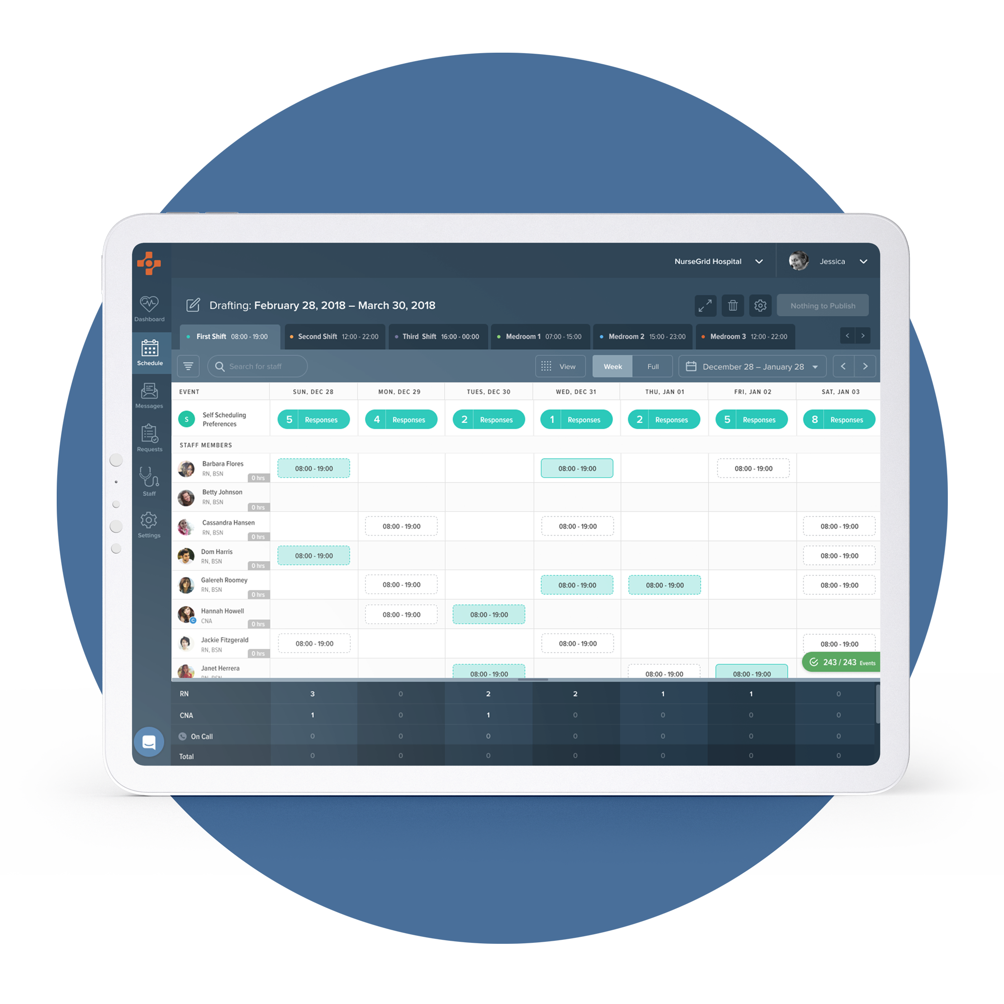 Schedule builder product design jess chen