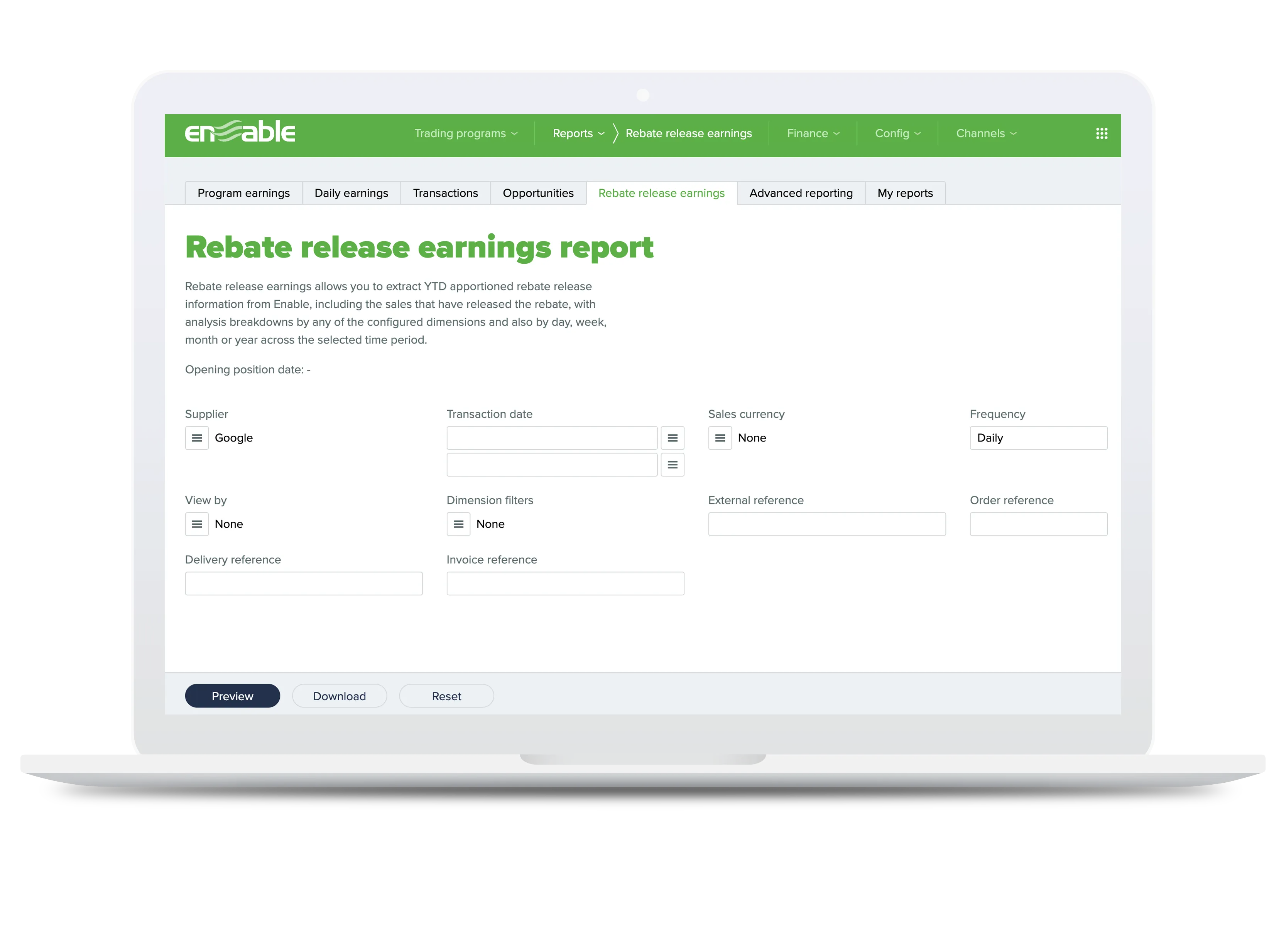 Inventory Rebate Accounting