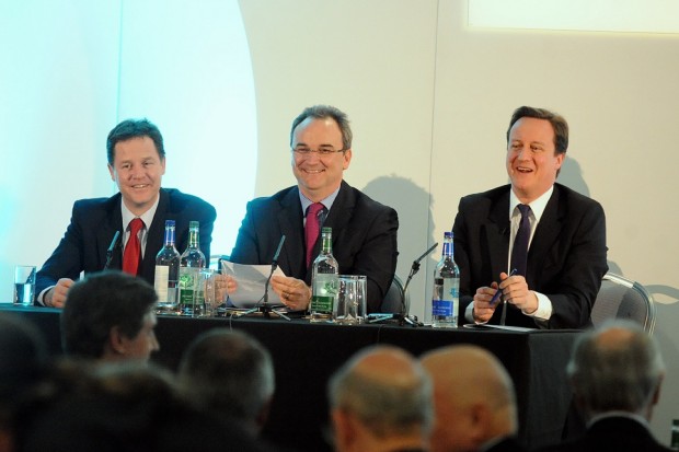 Nick Clegg, Denys Shortt, David Cameron