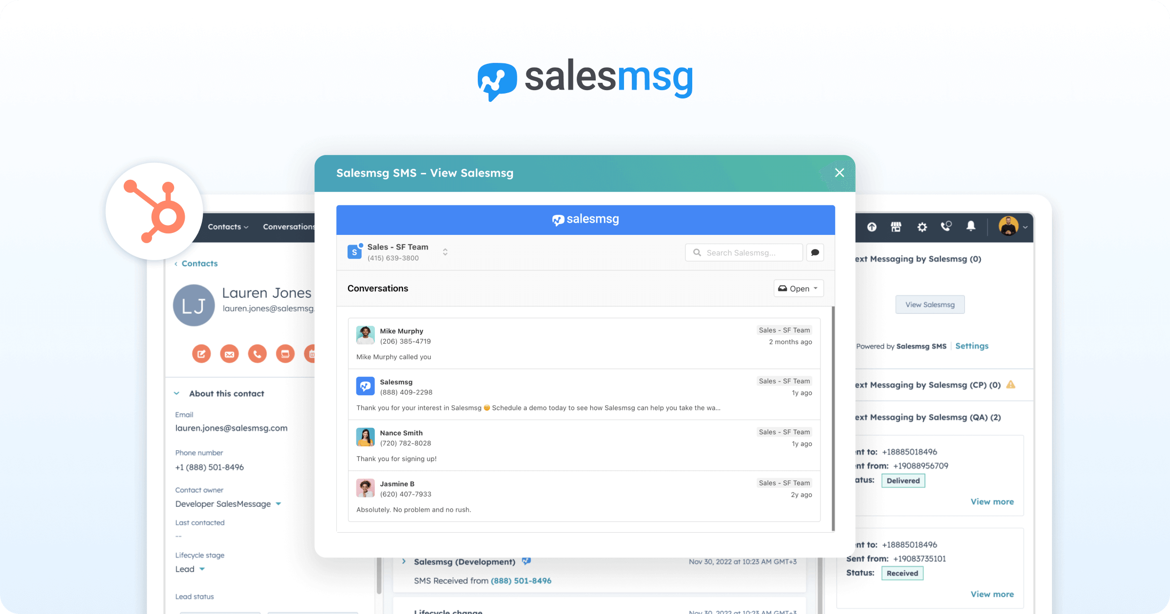 How to Supercharge SMS Lead Generation with Salesmsg and HubSpot
