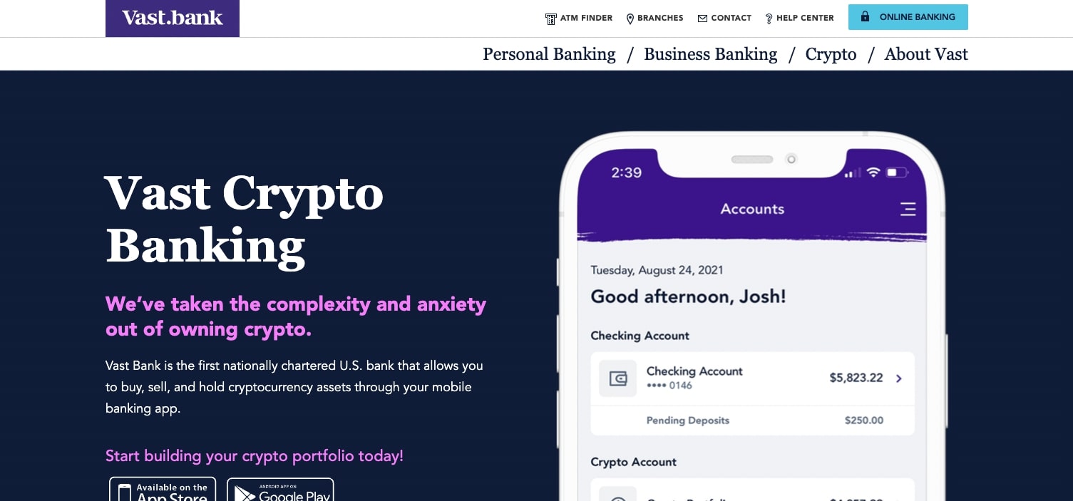 Vast Crypto Banking