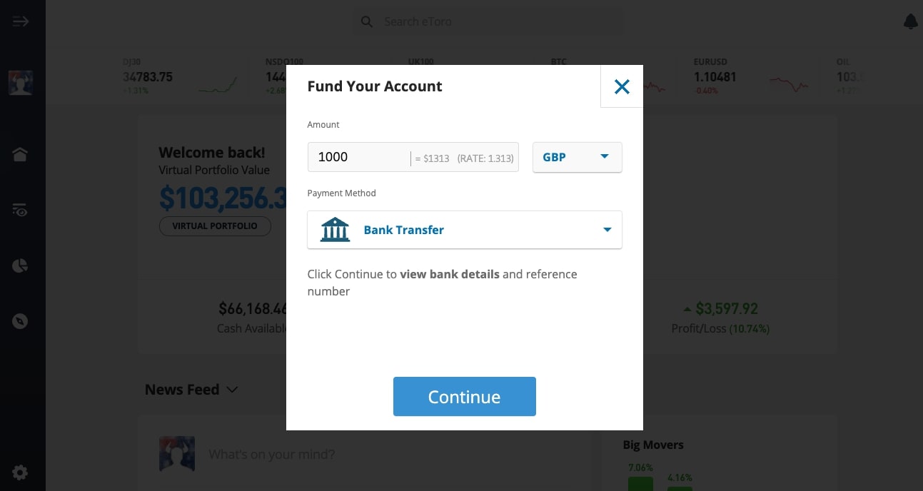 Buy Crypto RBS Bank with Bank Transfer