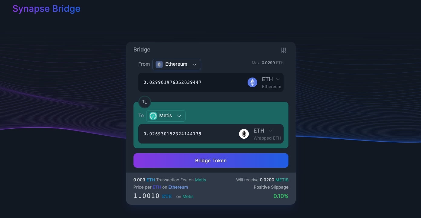 ETH to Netswap