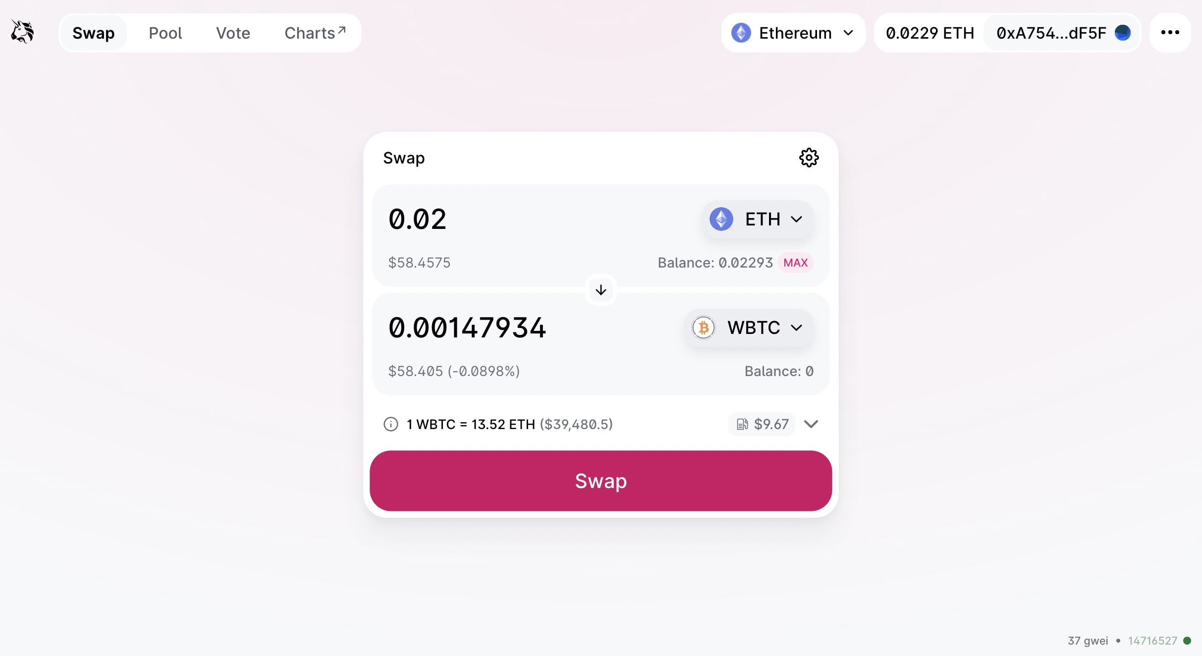 Buy BTC Metamask Wallet