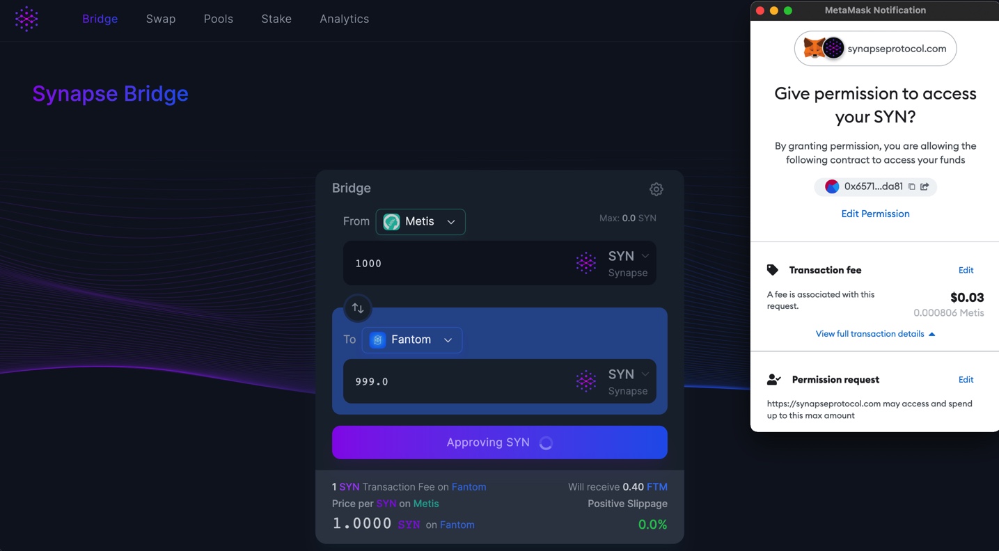 Metamask Permission Access