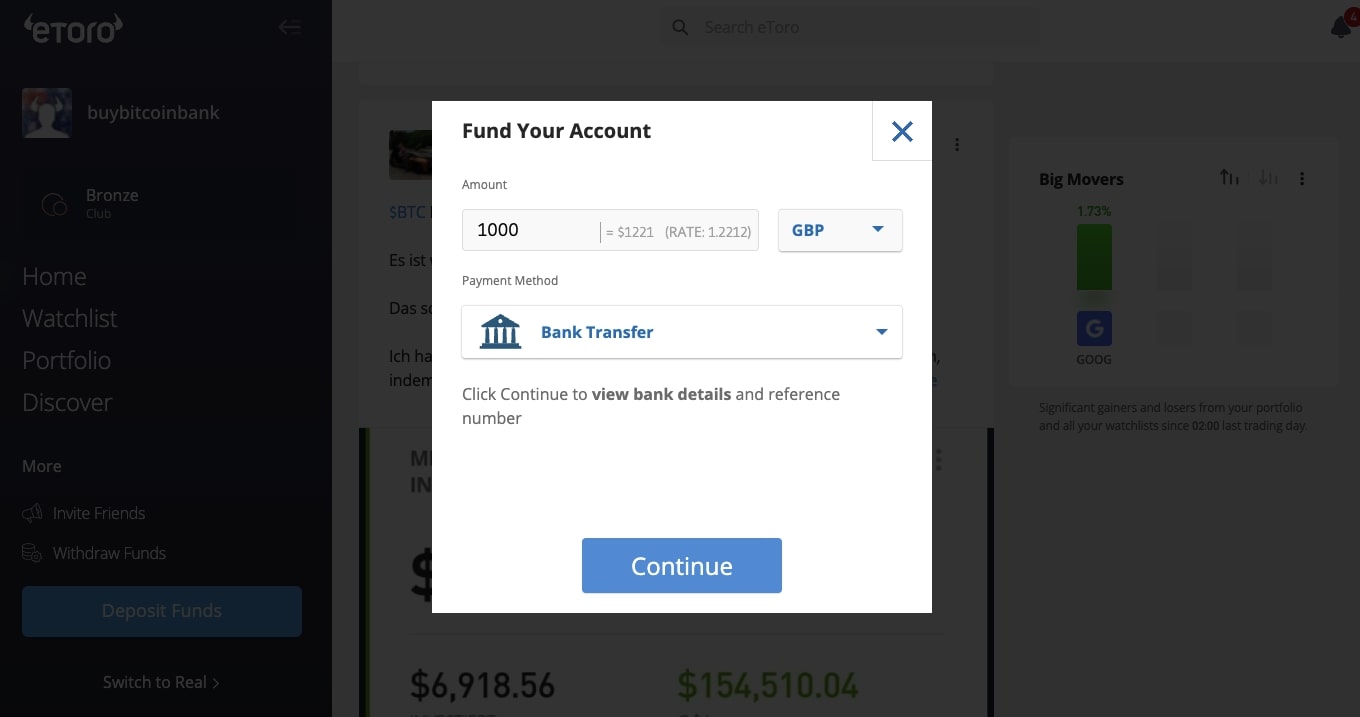 Monzo Bank Transfer Bitcoin