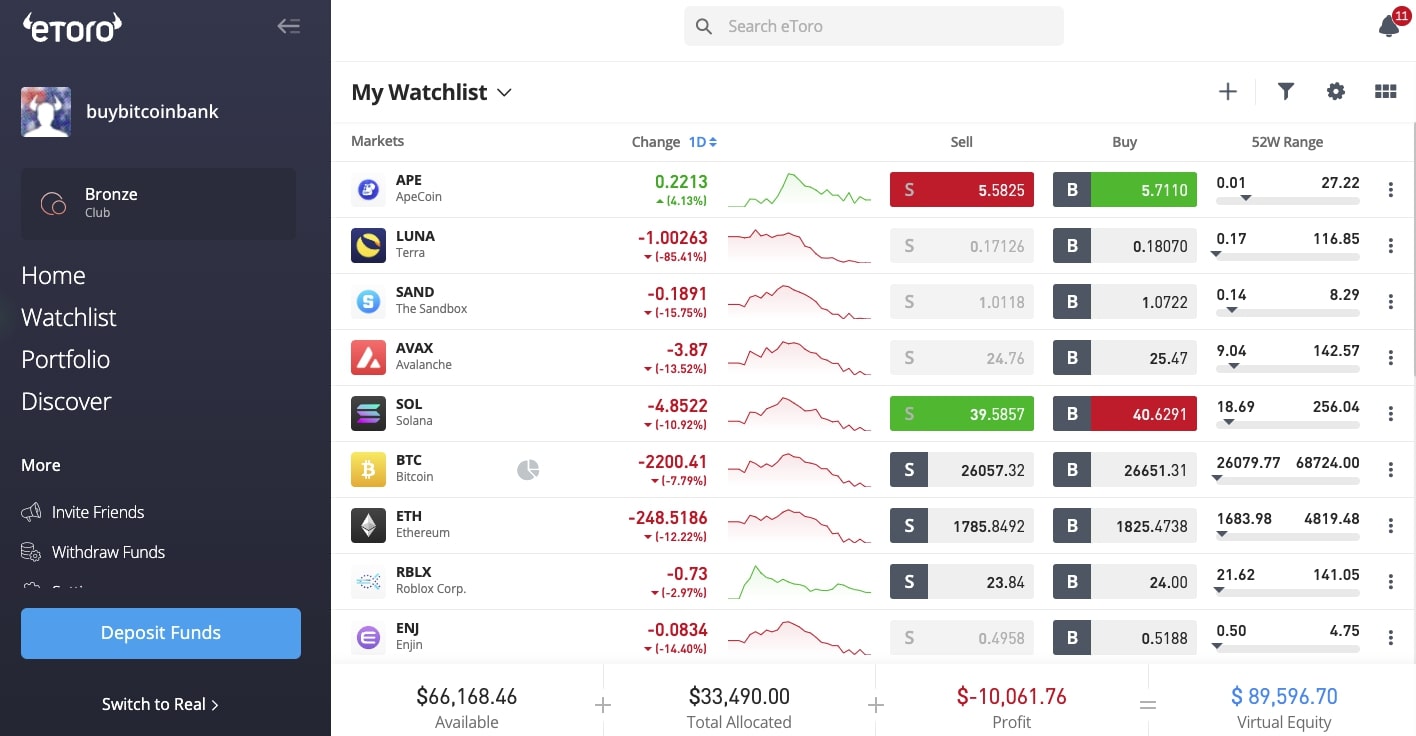 Deposit funds from Starling