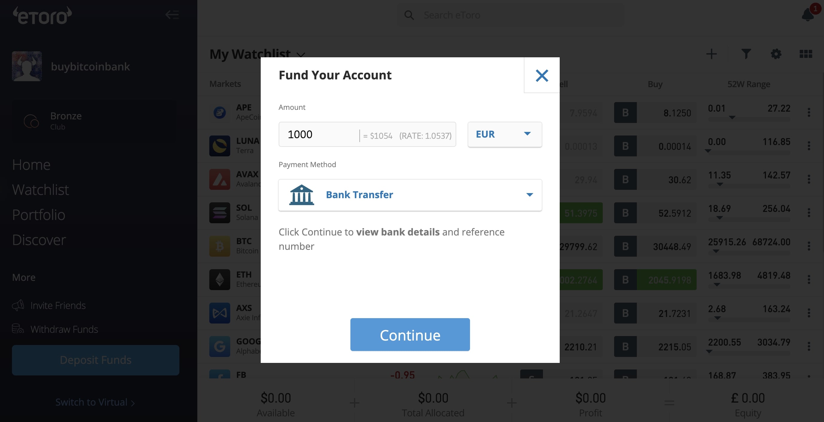Credit Agricole eToro