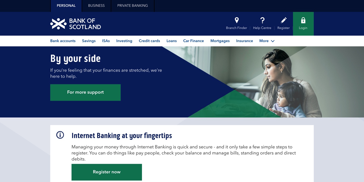 Bank of Scotland Home Page