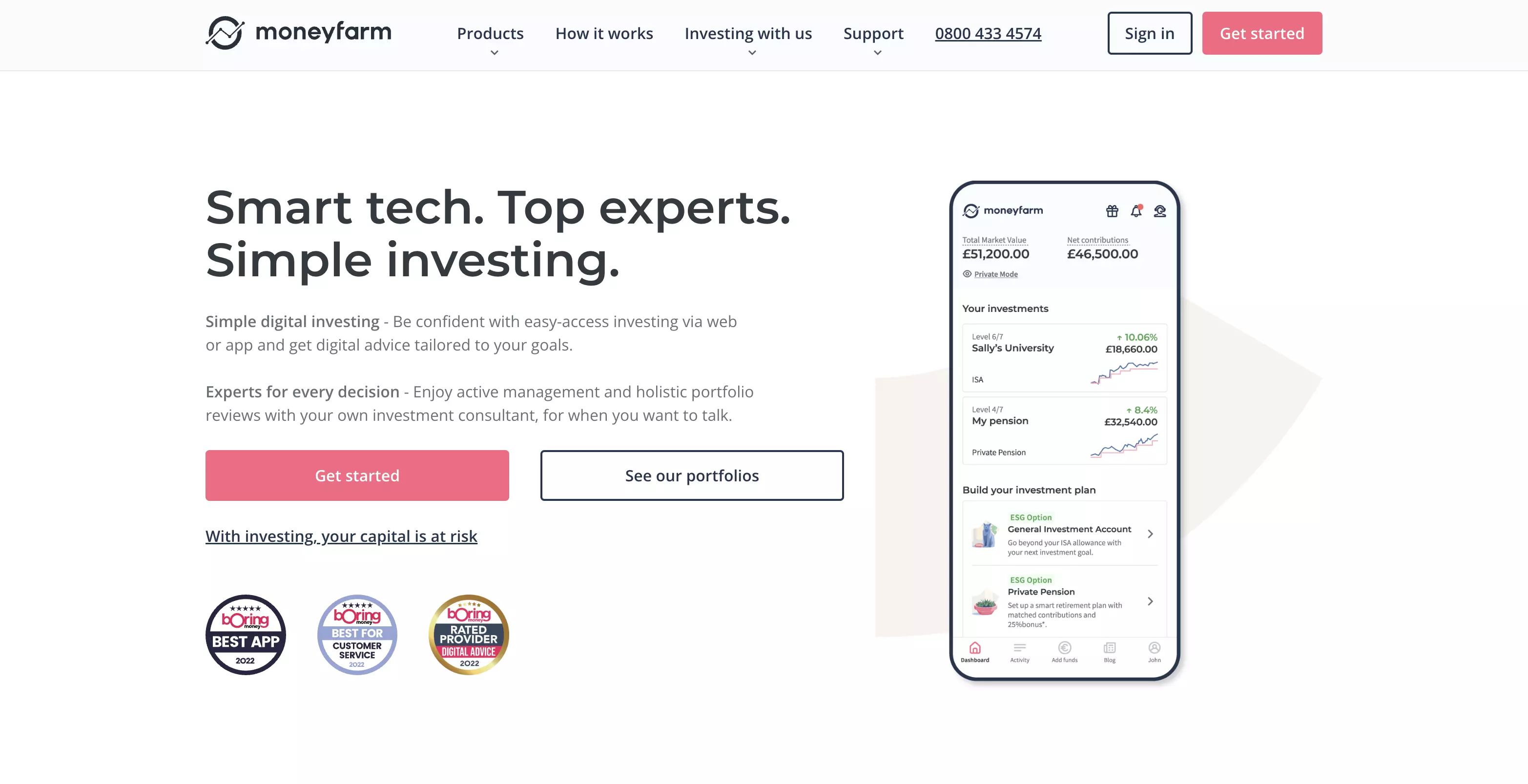 Moneyfarm App