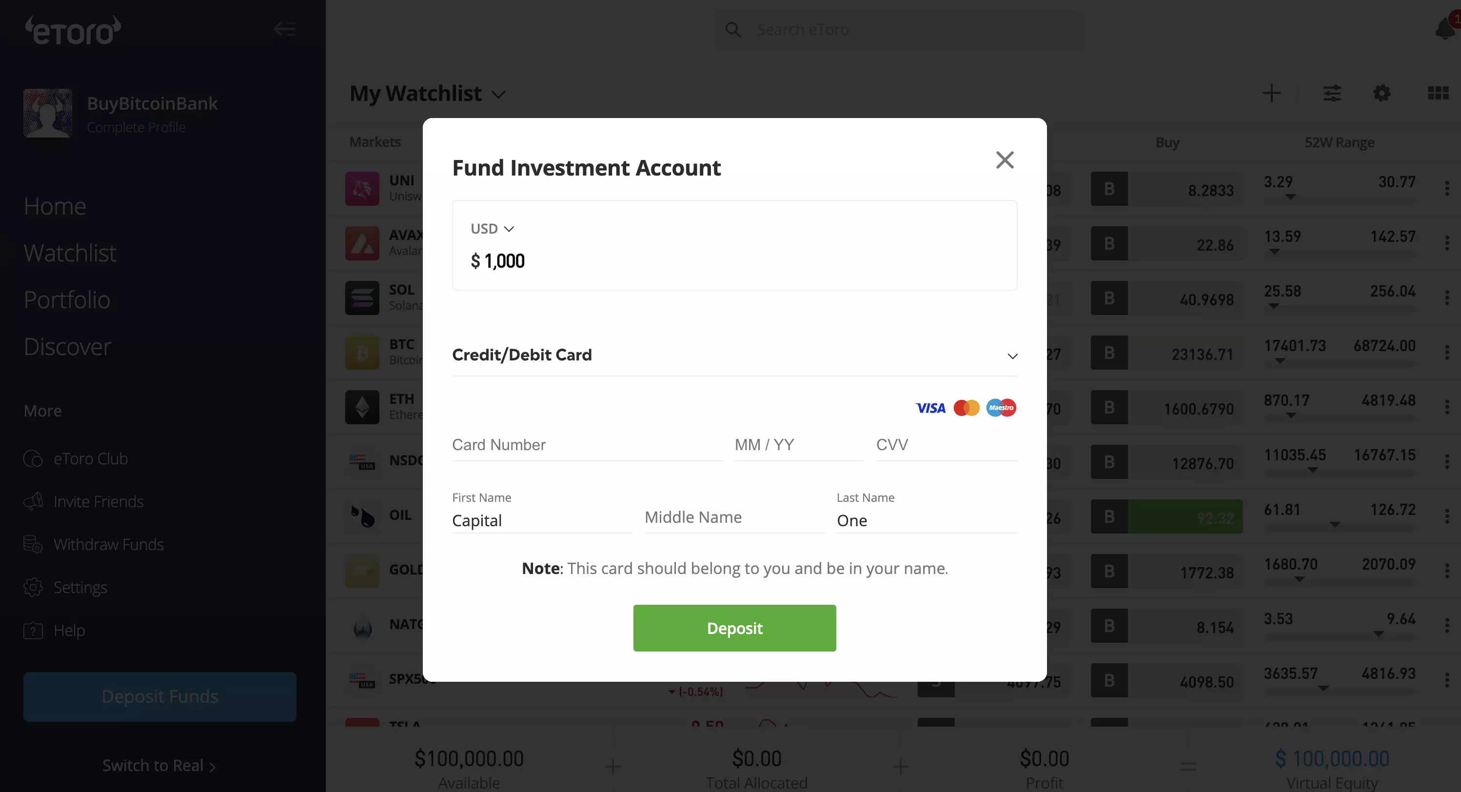 How to buy Crypto with a Capital One Credit Card
