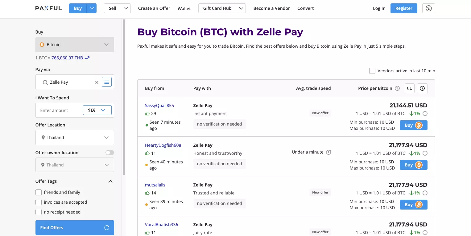 Buy Crypto Zelle