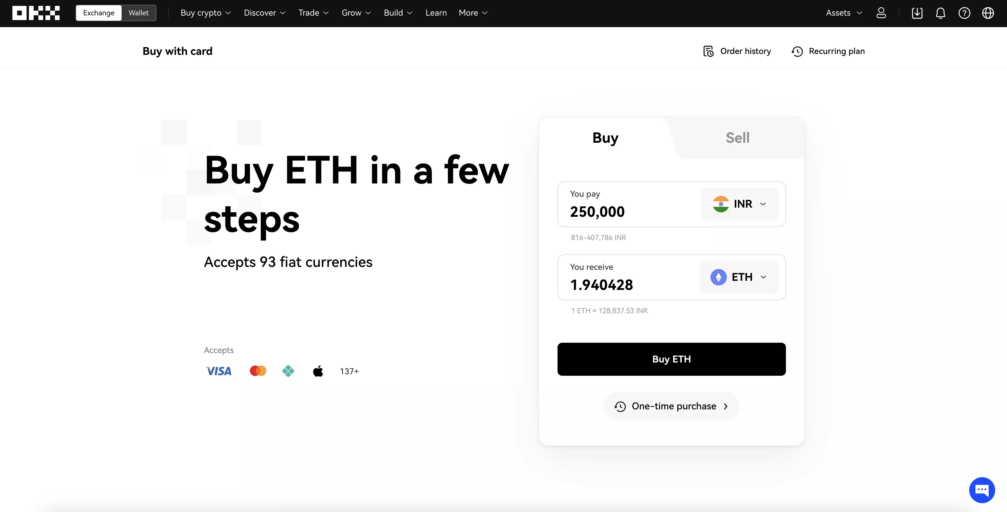 Buy ETH Axis Bank