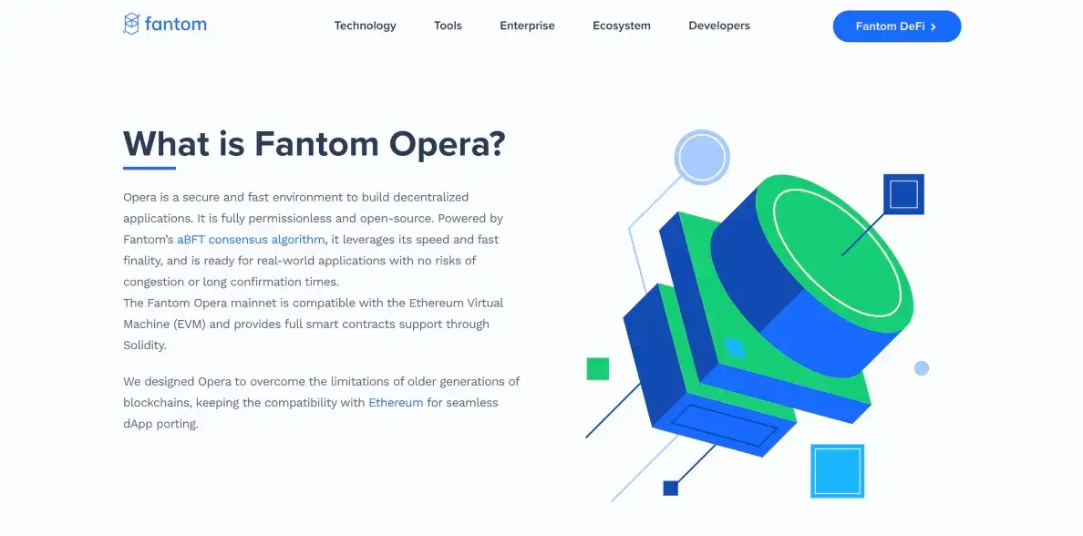 Fantom Opera: Главная страница.