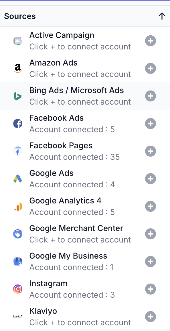 Selecting your data source