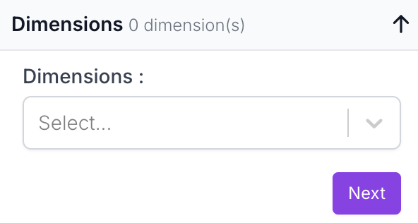 Choosing dimensions for your query