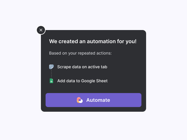 Bardeens automated automations