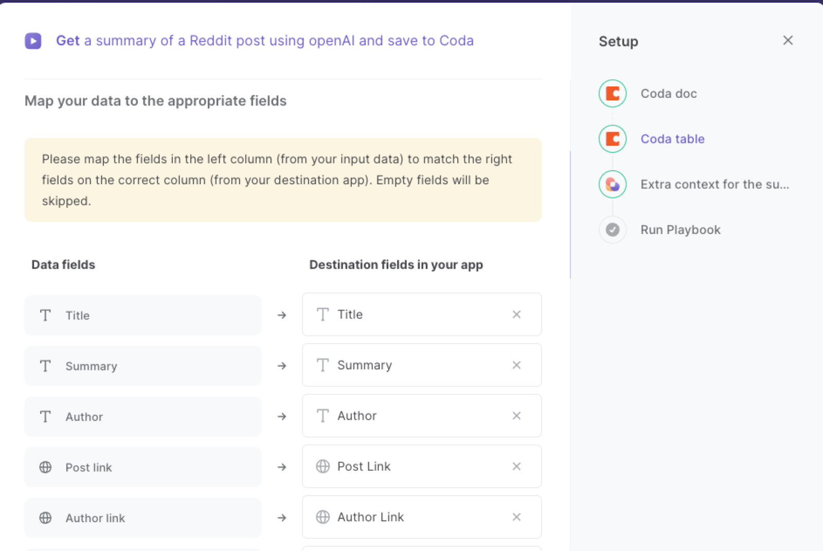 Summarize Reddit Posts for Coda with OpenAI Content Synthesis