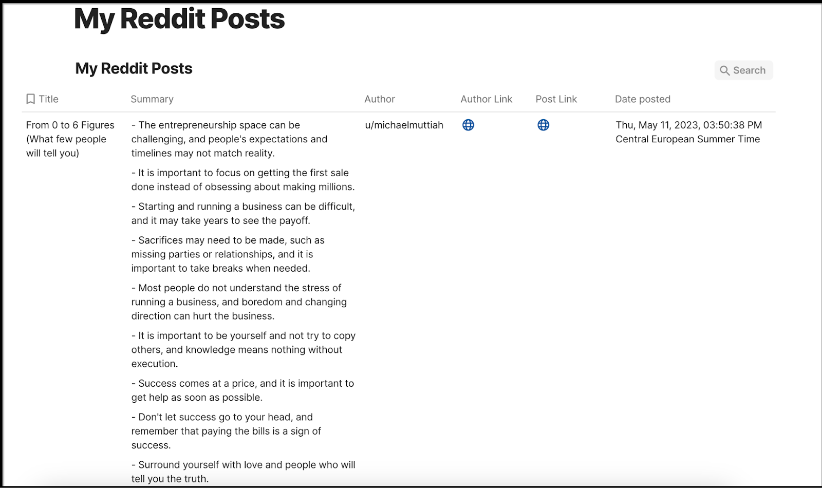Summarize Reddit Posts for Coda with OpenAI Content Synthesis