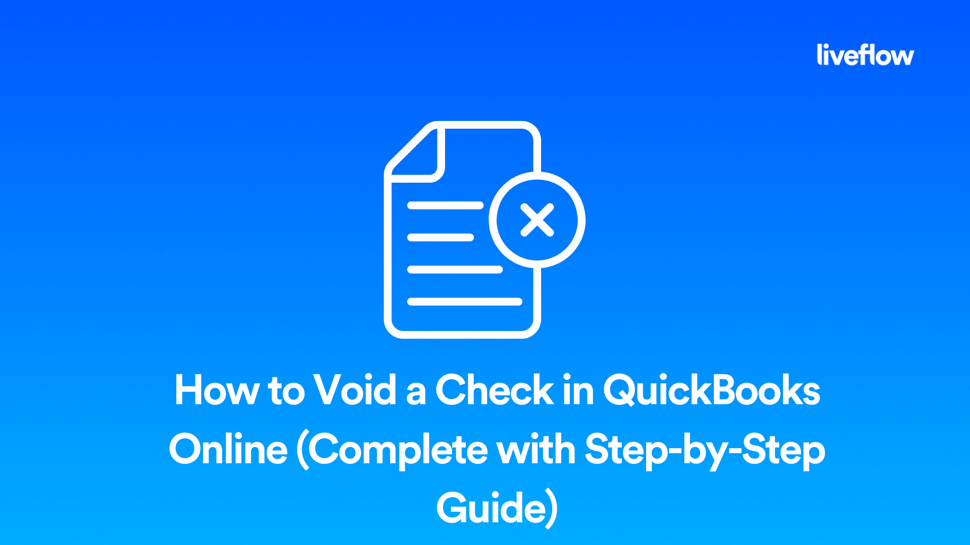 How To Void A Check In Quickbooks Online – SXAKEQ