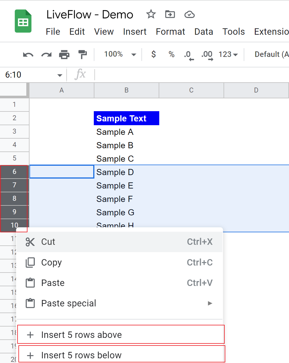 How To Add Multiple Rows In Google Sheets On Mac