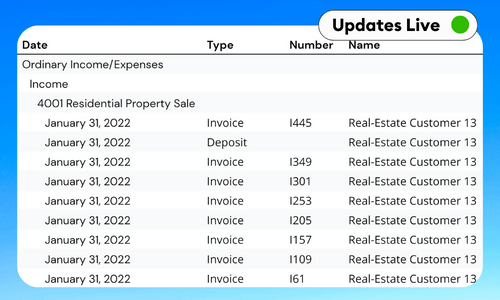 QuickBooks Profit & Loss Detail Report Template - Google Sheets & Excel