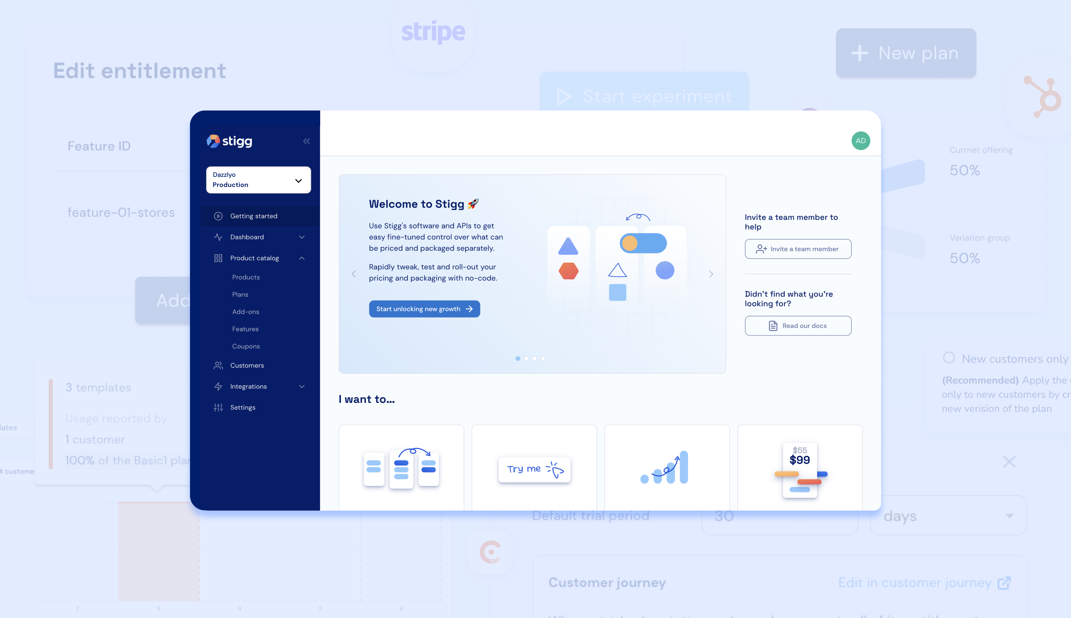 Stigg | Launch new pricing with Stigg. Get started now.