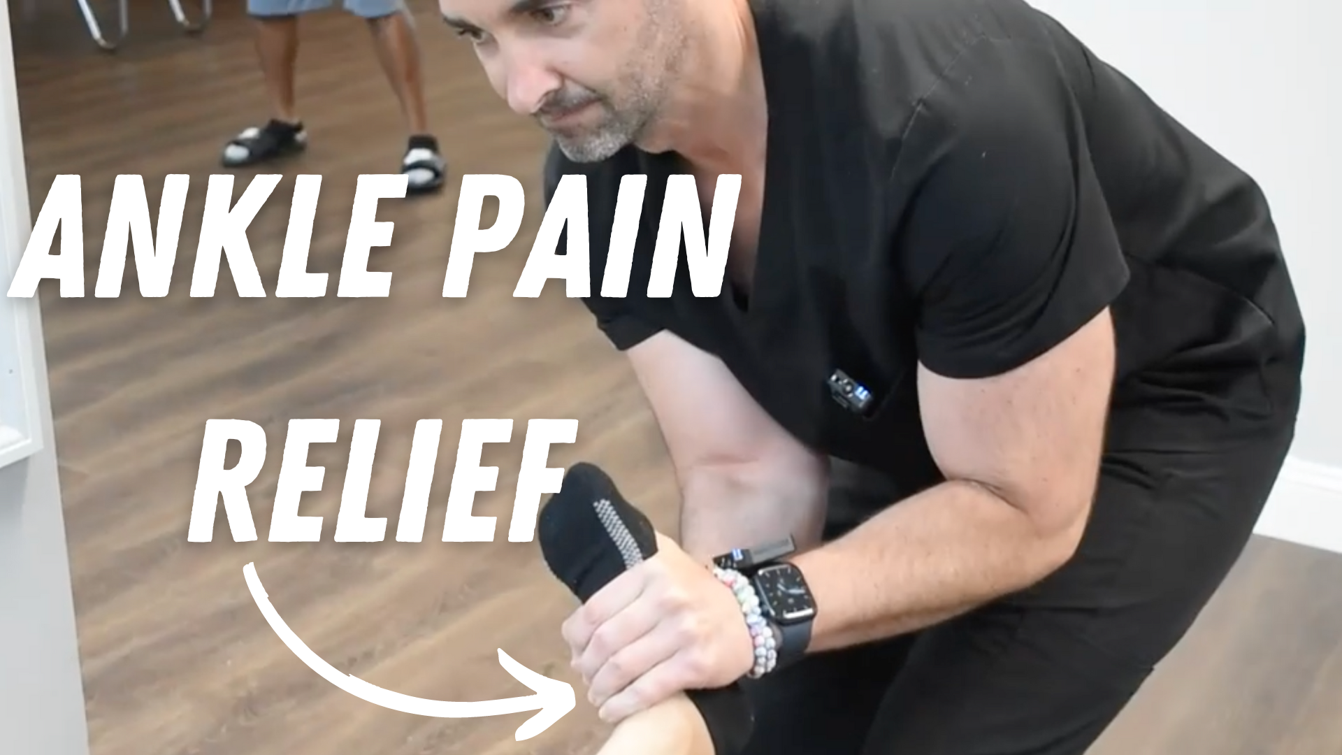 VIDEO Chiropractic Adjustment for Ankle Pain Relief by Abby Long