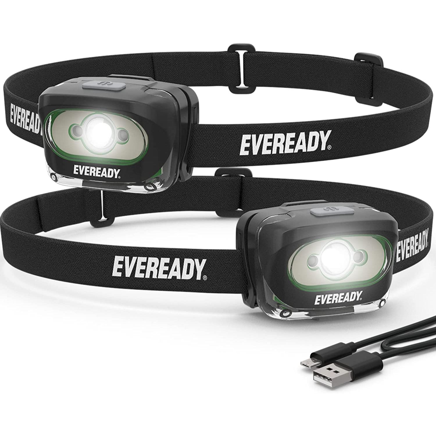 [Amazon] Prime Members 2Pack Eveready Rechargeable Headlamps w/ Red Mode 7.42 (was 19.99