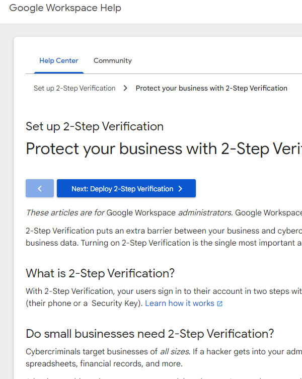Set up 2-Factor Authentication for Shared Accounts in Google Workspace