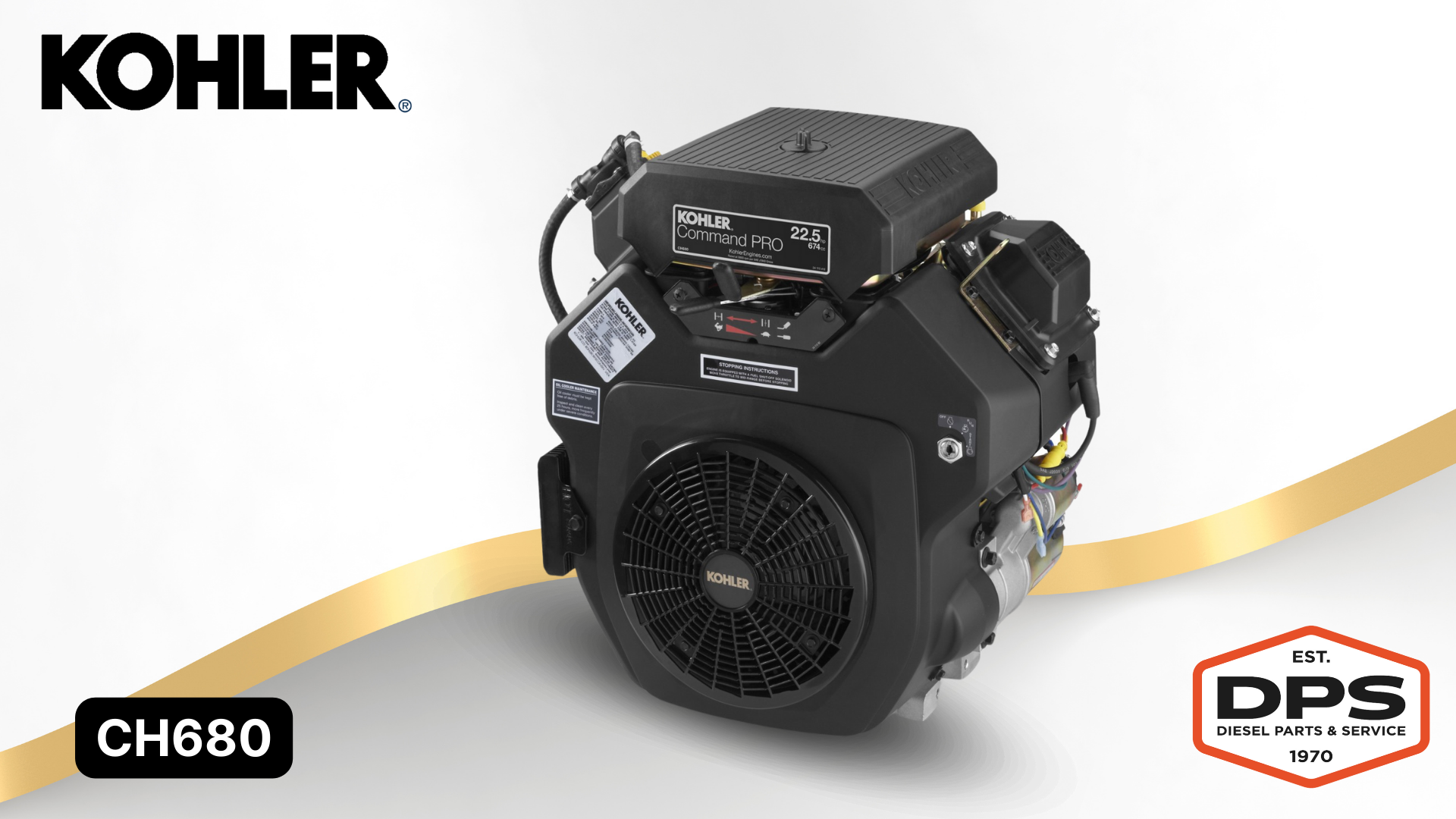 Kohler Petrol Engine CH680 Diesel Parts & Service