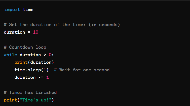 Introduction to Timers in Python Programming