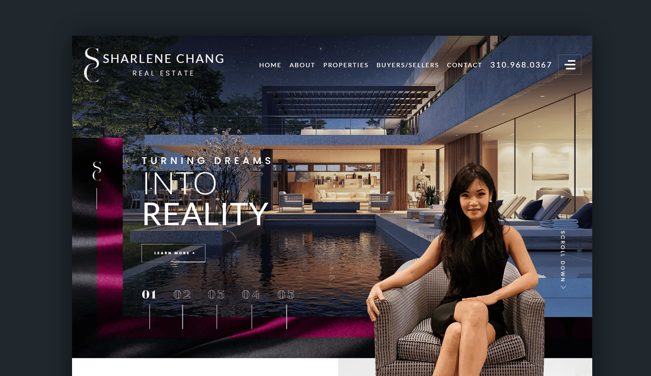 creative real estate websites