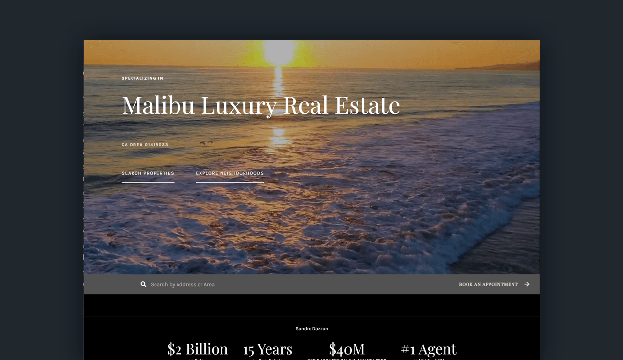 creative real estate websites