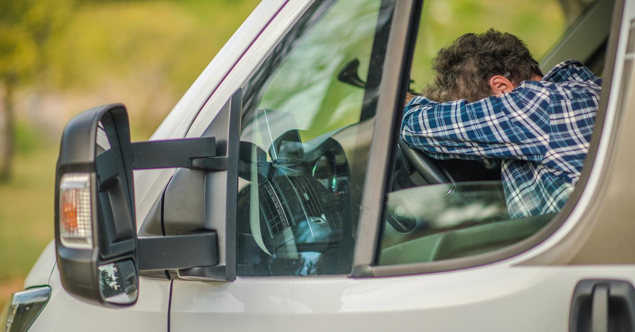 Can You Sleep In An RV While Driving?