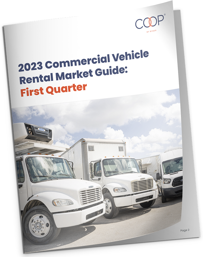 Booklet mock up of COOP's 2022 Q4 Rental Market Guide