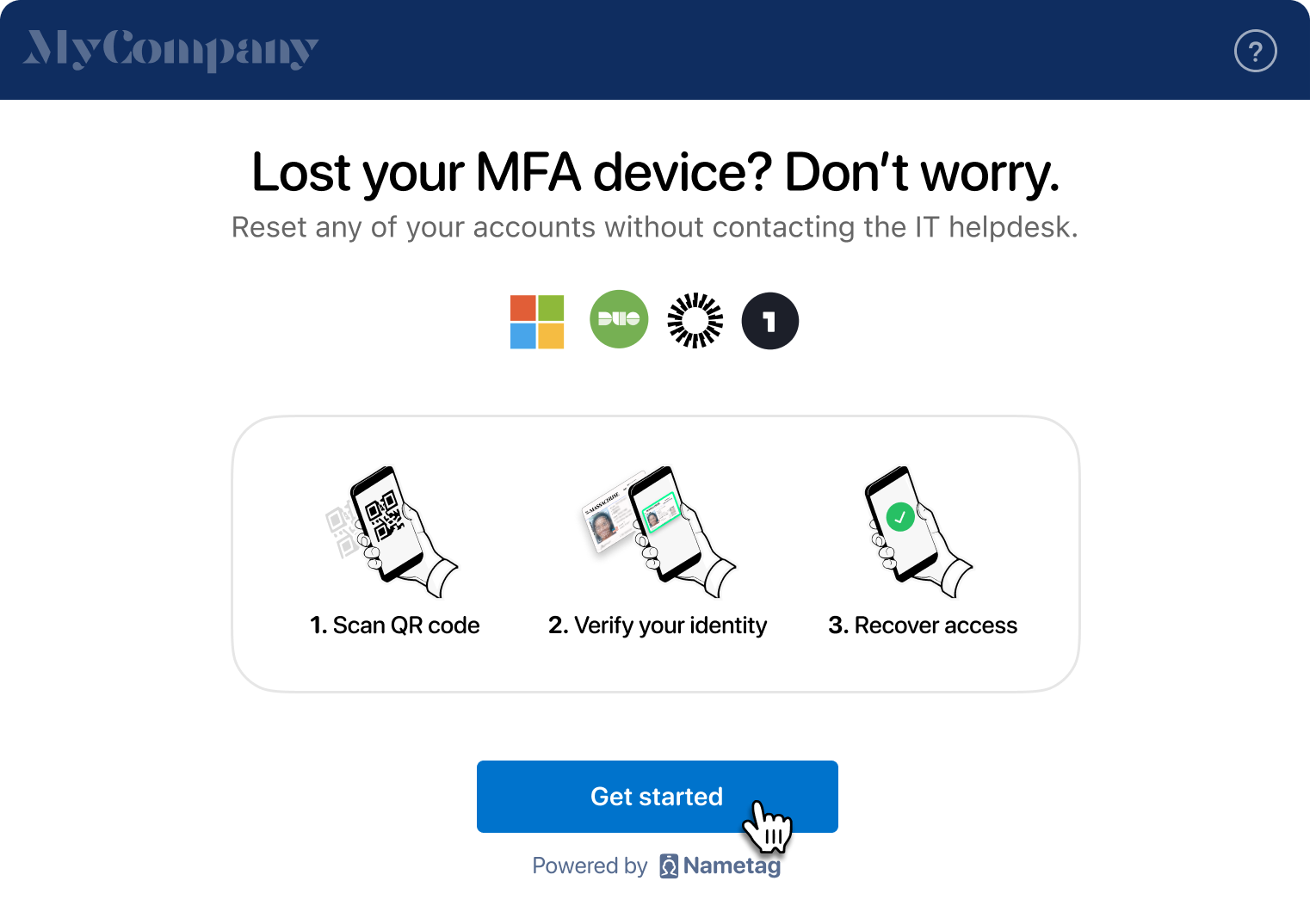 How to verify your identity with Nametag Autopilot | Nametag Guide