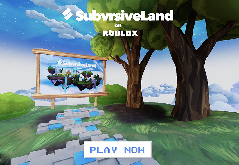 A scene from Subvrsive Land on Roblox.
