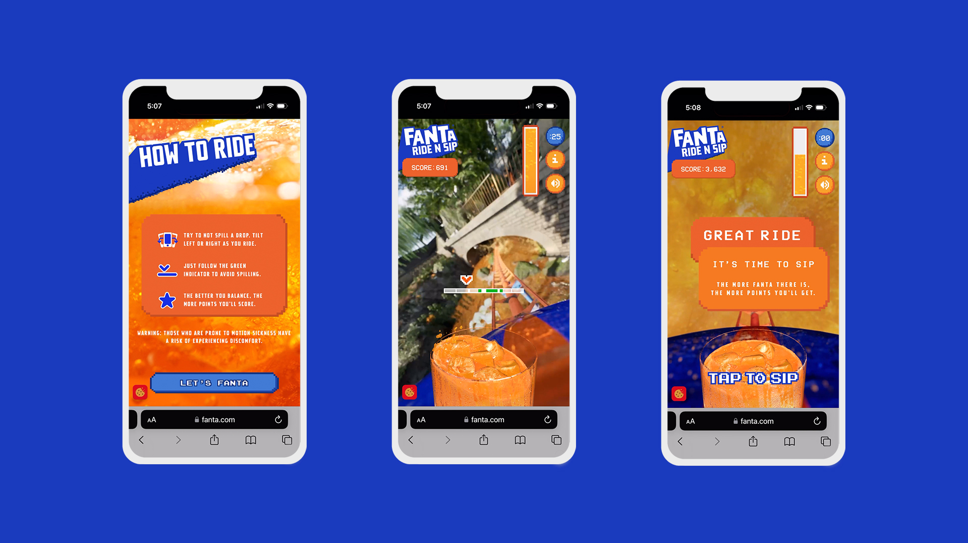 The CocaCola Company 'Fanta Ride N Sip' Subvrsive