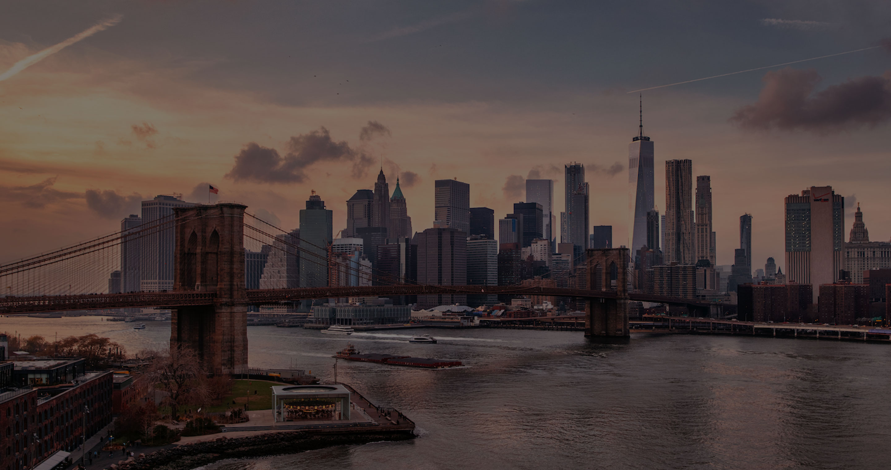 GIII homepage hero image New York City skyline