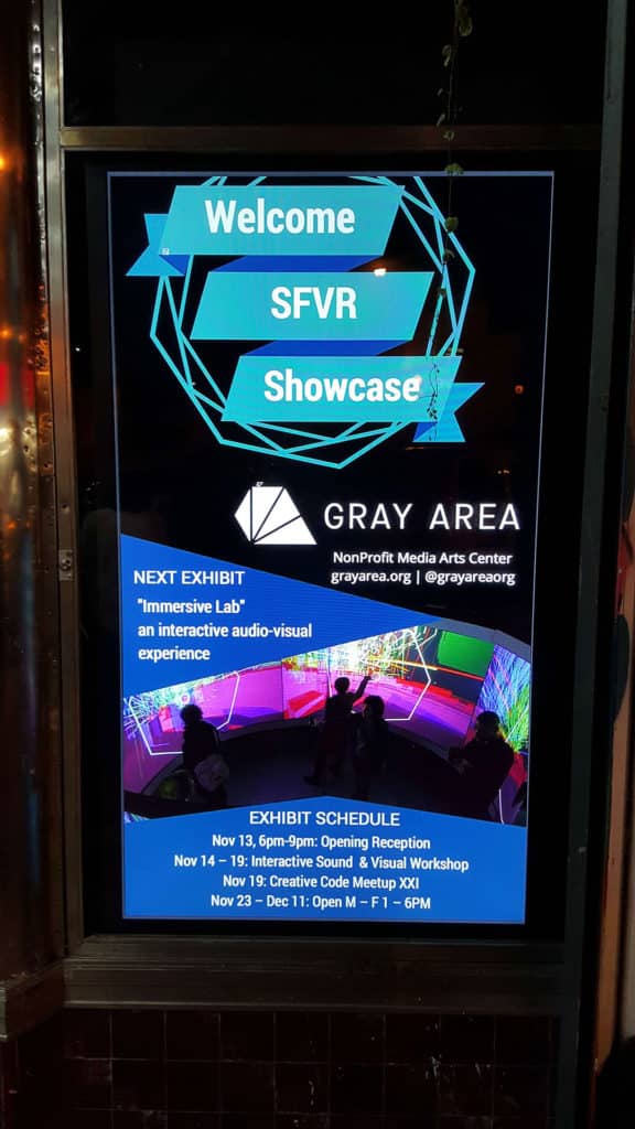 SFVR (San Francisco Virtual Reality Meetup) Recap Subvrsive