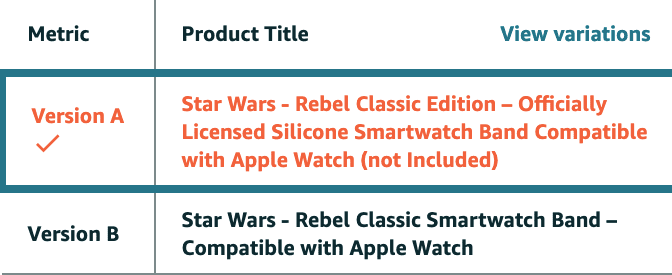 Product Title Length Test #1
