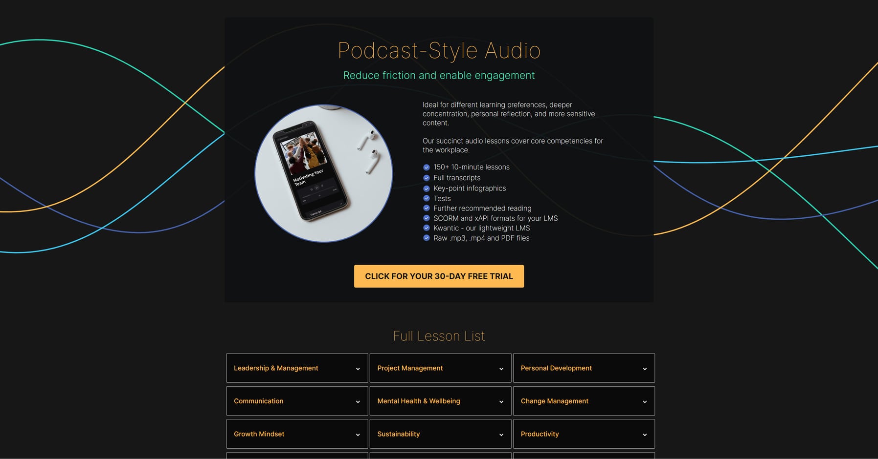 Podcast-style Audio Learning Courses | Assemble You